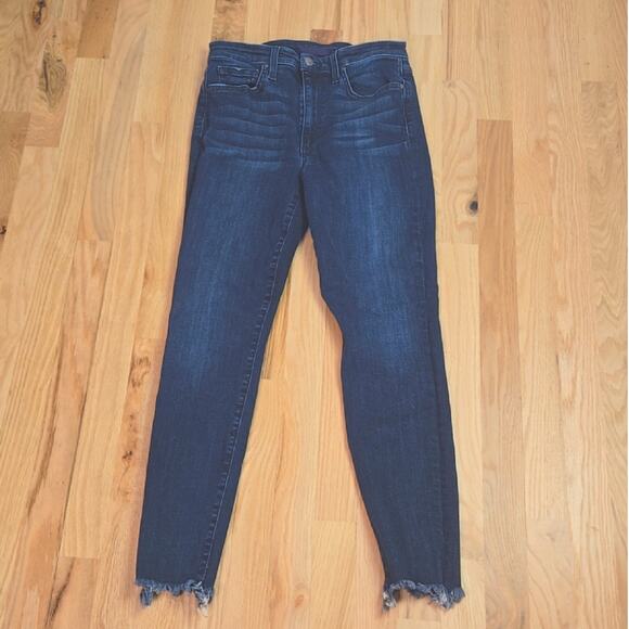 Joe's Jeans Ruby High-Rise Skinny Ankle Jeans with a raw or frayed hem. sz 27 - Picture 2 of 8